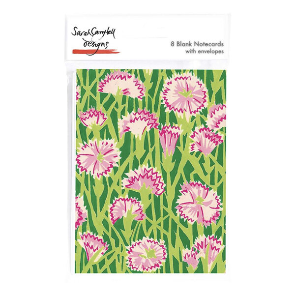 Museums & Galleries - Carnations Cards | Sarah Campbell Designs 8 Pack