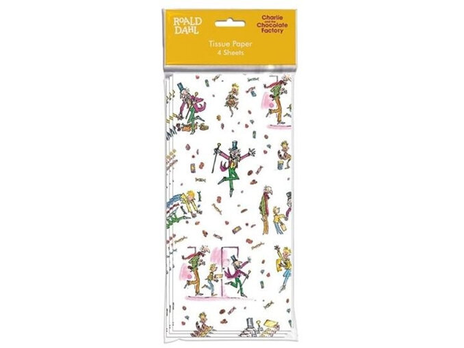 Museums & Galleries - Charlie & The Chocolate Factory Gift Tissue Paper roald