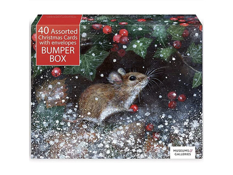 Museums & Galleries Christmas Bumper Box 40 Cards Assortment