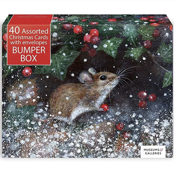 Museums & Galleries Christmas Bumper Box 40 Cards Assortment
