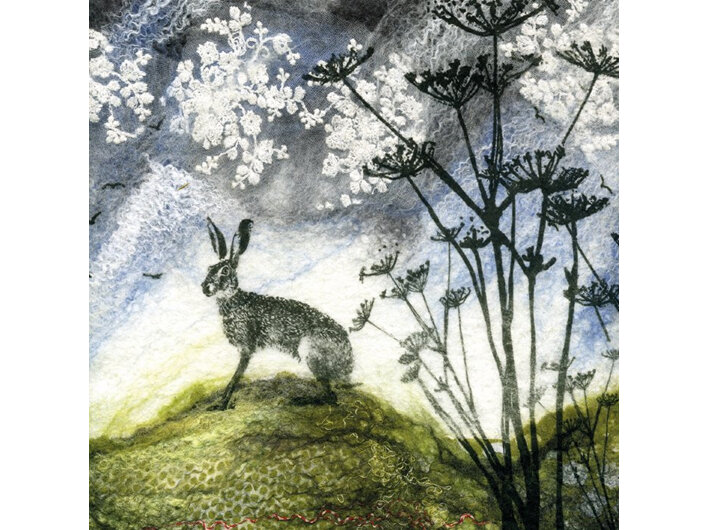 Museums & Galleries Classics Card Hare and Hogweed crafted