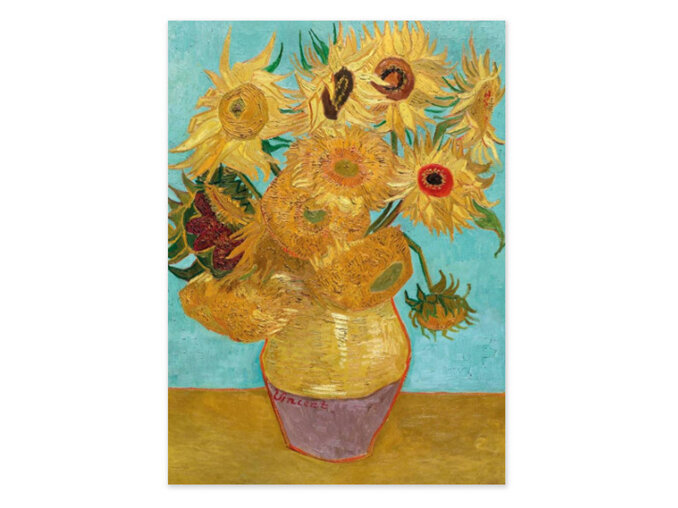 Museums & Galleries Classics Card Vase with Twelve Sunflowers Van Gogh