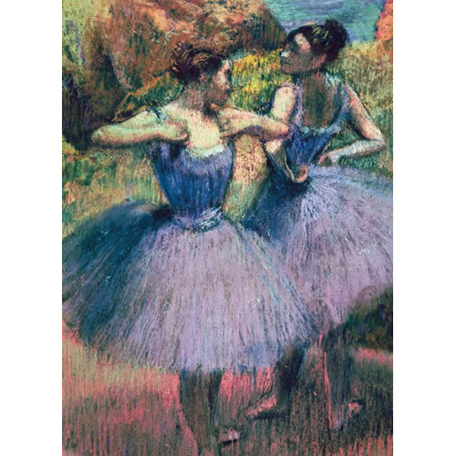 Museums & Galleries - Dancers In Violet by Degas Card