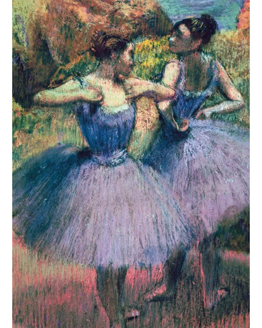 Museums & Galleries - Dancers In Violet by Degas Card