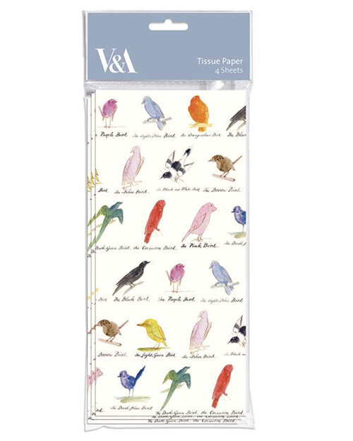Museums & Galleries Edward Lear Birds Gift Tissue Paper