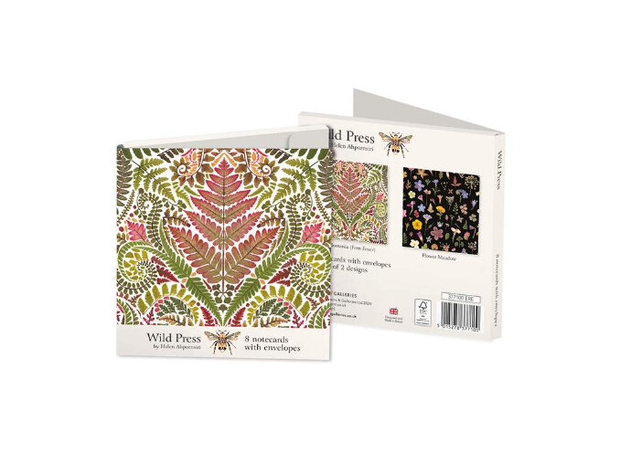 Museums & Galleries - Fern Fever & Flower Meadow Wild Press 8 Notecards