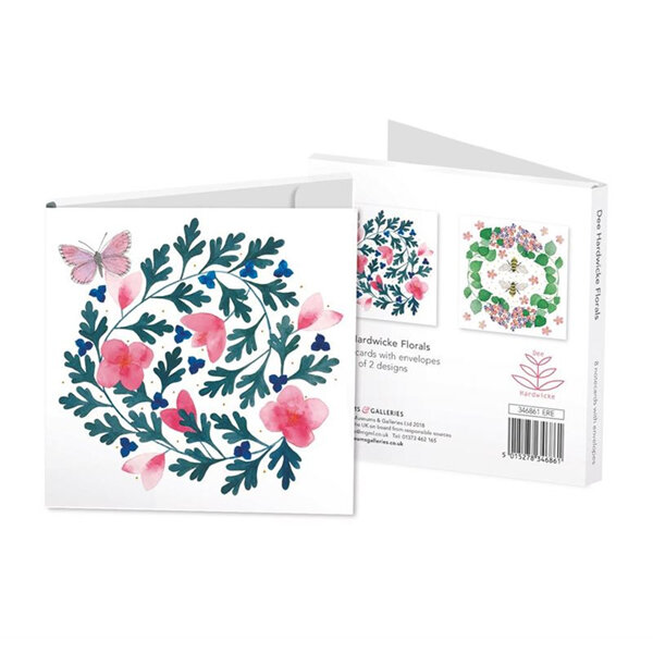 Museums & Galleries Florals by Dee Hardwicke 8 Notecards 2 Designs