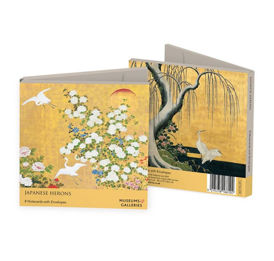Museums & Galleries Japanese Herons 8 Notecards