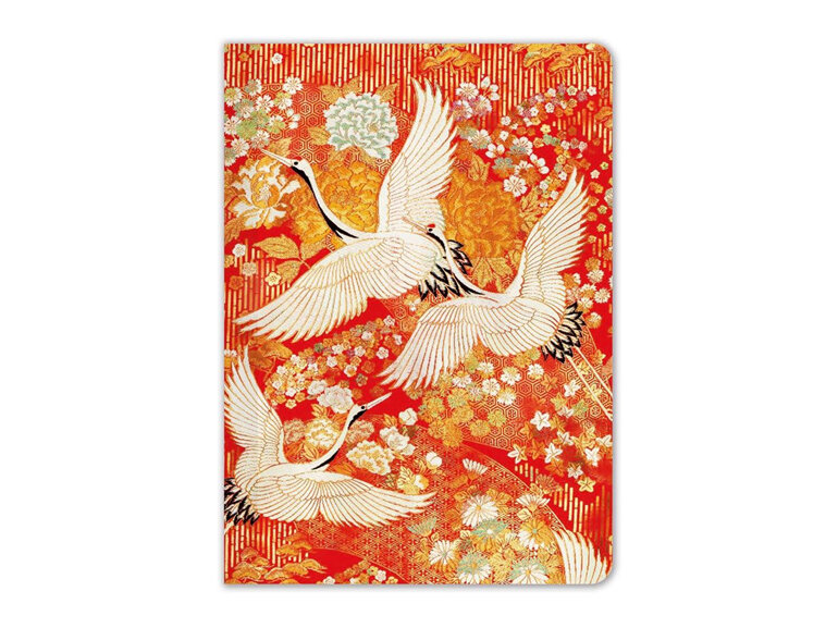 Museums & Galleries Kimono Cranes Mini Pocket Notebook