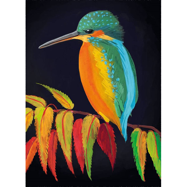 Museums & Galleries Kingfisher Card by Sarah Campbell Designs
