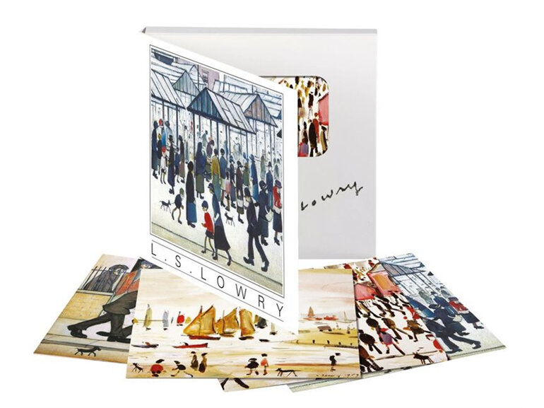 Museums & Galleries L.S. Lowry 8 Notecards 2 Designs