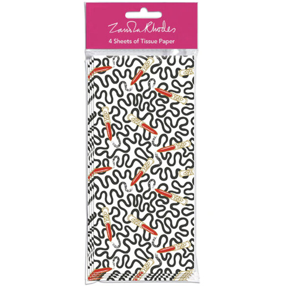 Museums & Galleries - Lipstick Wiggle Gift Tissue Paper
