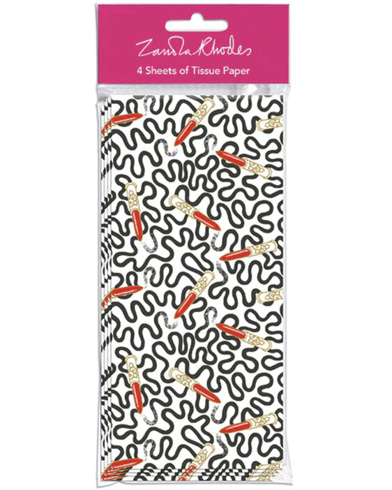 Museums & Galleries Lipstick Wiggle Gift Tissue Paper