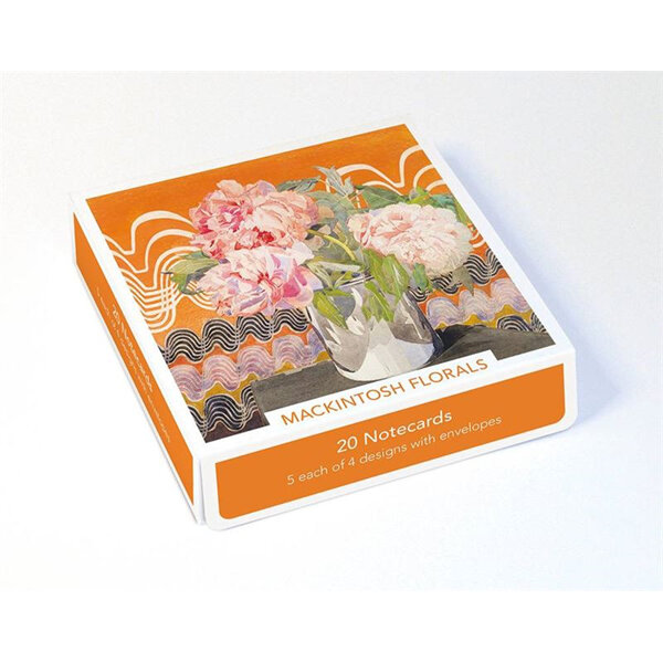 Museums & Galleries - Mackintosh Florals 20 Notecards Pack