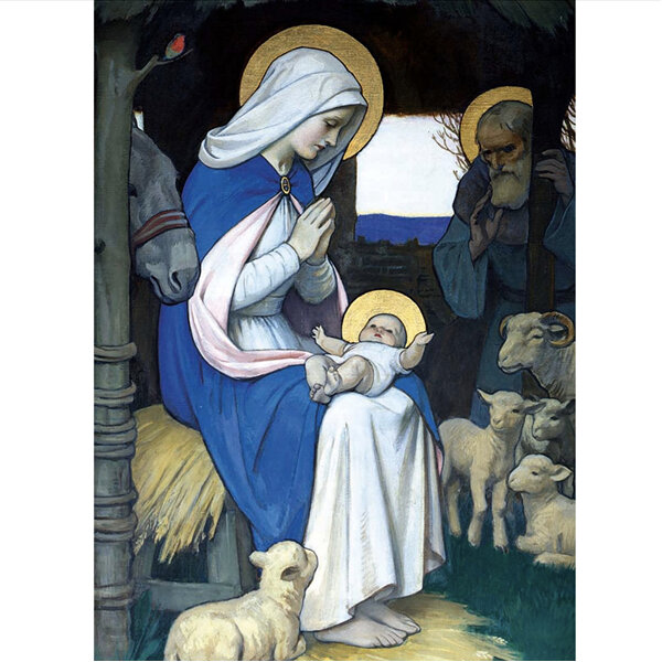 Museums & Galleries Madonna & Child Christmas Card 8 Pack