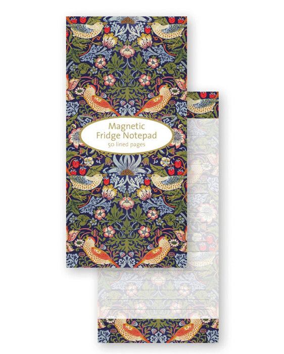 Museums & Galleries - Magnetic To-Do Pad Strawberry Thief