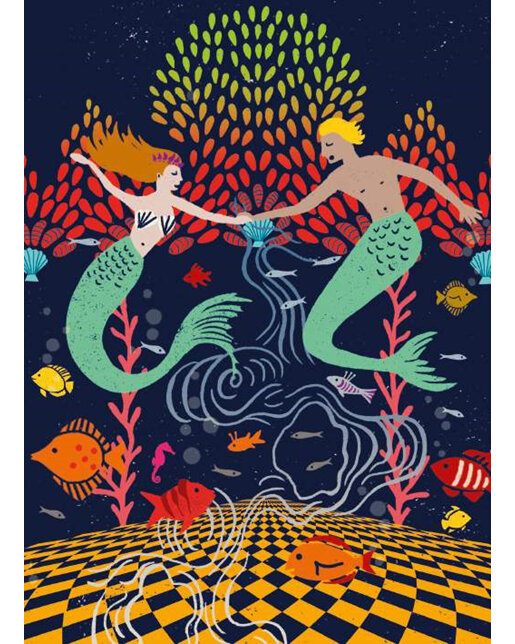 Museums & Galleries MinaLima's The Mermaid Ballroom Card