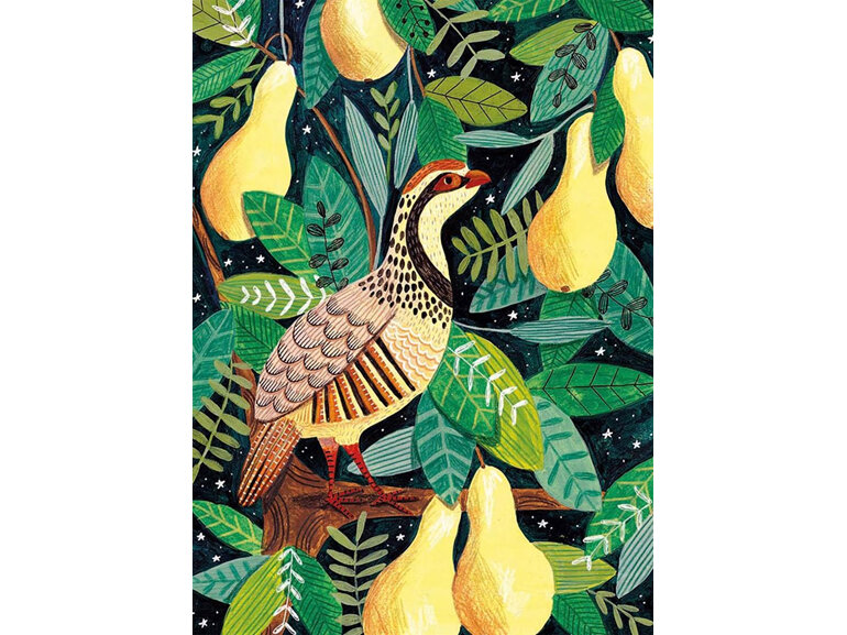 Museum's & Galleries Partridge in a Pear Tree Christmas Card 8 Pack