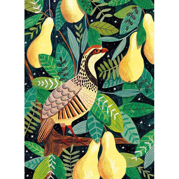 Museums & Galleries Partridge in a Pear Tree Christmas Card 8 Pack