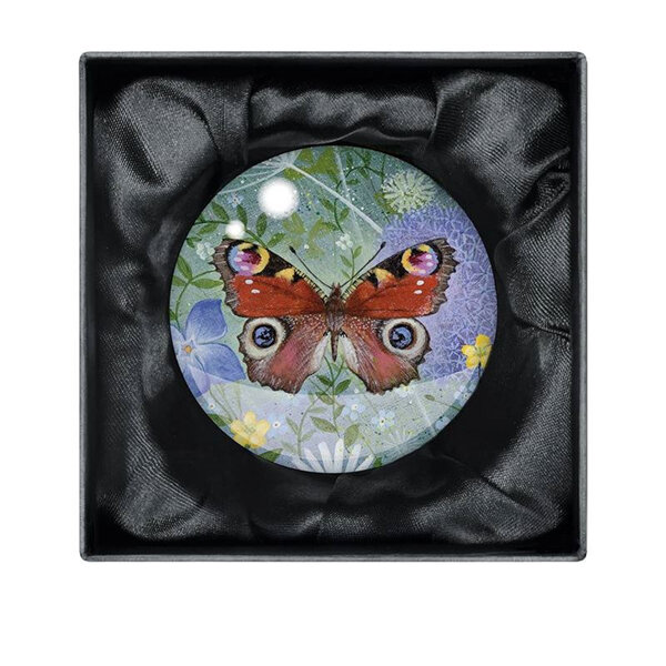 Museums & Galleries - Peacock Butterfly Paperweight | Lucy Grossmith