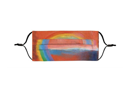 Museums & Galleries - Rainbow Painting Tiles Face Mask