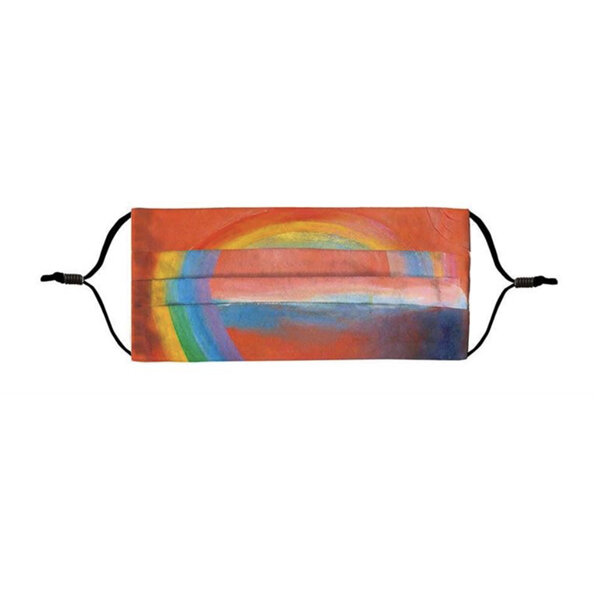Museums & Galleries - Rainbow Painting Tiles Face Mask