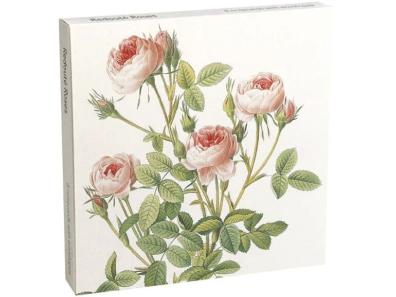 Museums & Galleries Roses by Redoute 8 Notecards 2 Designs