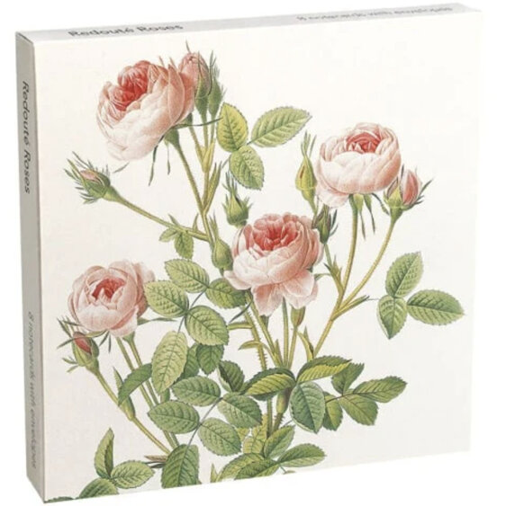 Museums & Galleries Roses by Redoute 8 Notecards 2 Designs