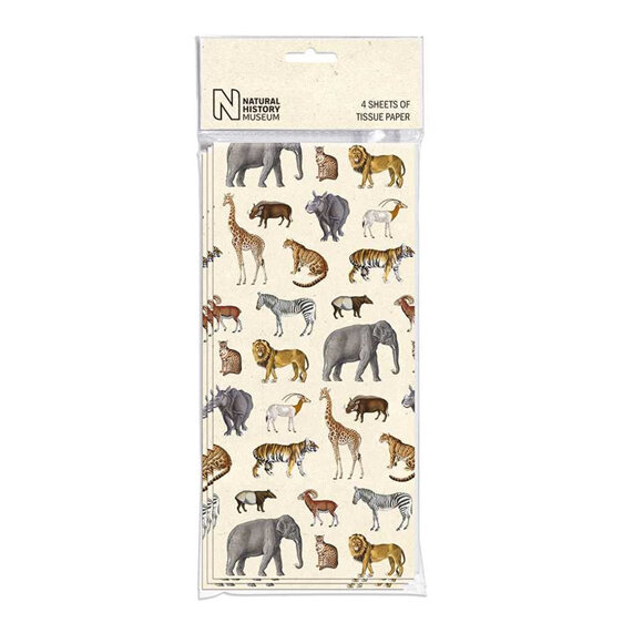 Museums & Galleries - safari Gift Tissue Paper animals
