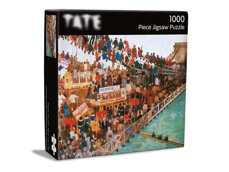Museums & Galleries - Tate Boat Race Day 1000 Piece Puzzle hammersmith bridge