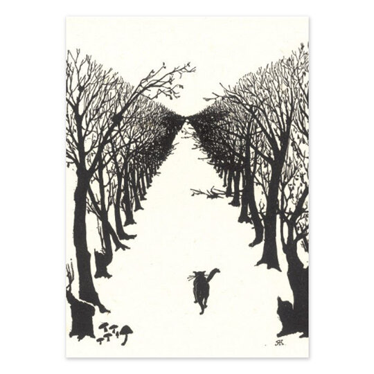 Museums & Galleries - The Cat Who Walked By Himself Card
