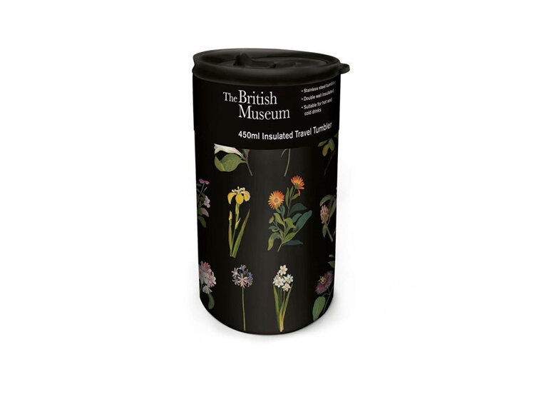 Museums & Galleries Travel Tumbler Delaney Flowers cup coffee