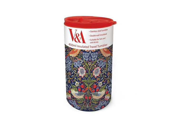 Museums & Galleries Travel Tumbler Strawberry Thief