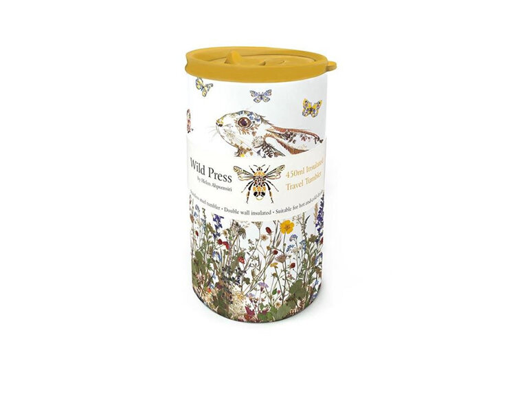 Museums & Galleries Travel Tumbler Wild Press Wildflower Hare