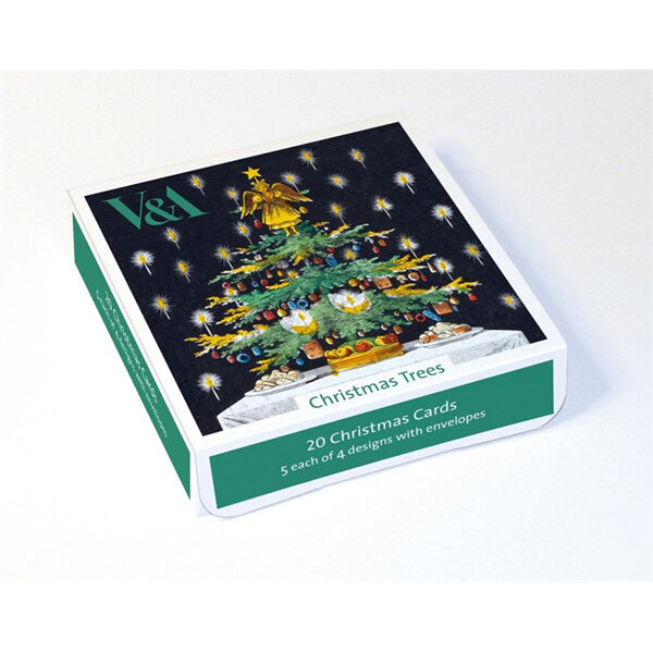Museum's & Galleries V&A Christmas Trees Card 20 Pack (5x4)