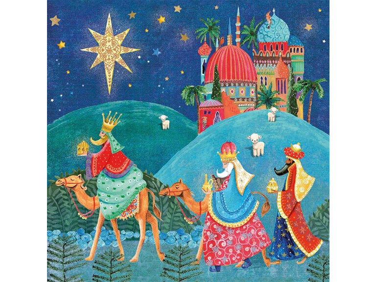 Museums & Galleries We Three Kings Christmas Cards 5 Pack