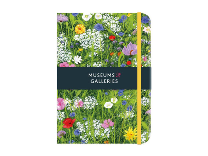 Museums & Galleries - Wild Garden Elastic Closure Journal floral notebook