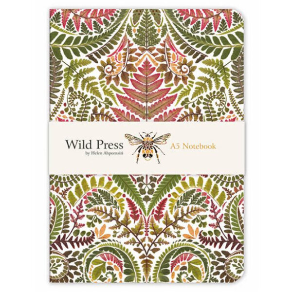 Museums & Galleries - Wild Press Fern Fever A5 Luxury Notebook