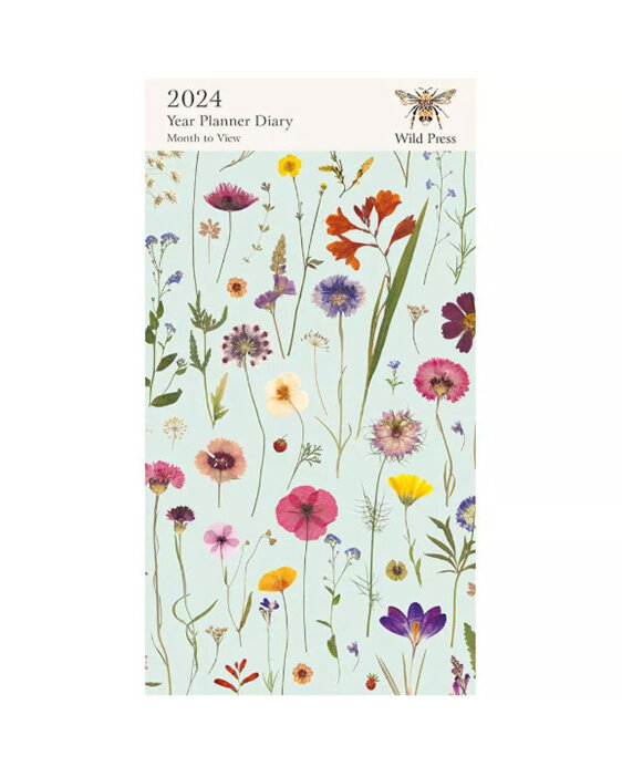 Museums & Galleries Wild Press: Mint Bloom 2024 Year Planner
