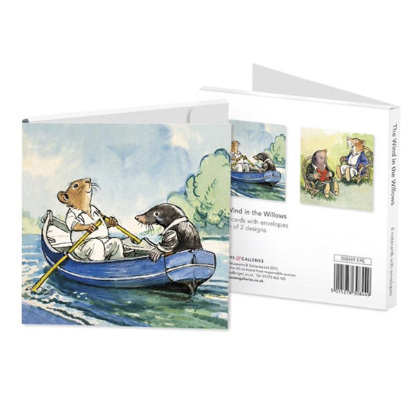 Museums & Galleries - Wind In The Willows 8 Notecards Pocket