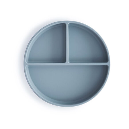 MUSHIE SILICONE PLATE - BLUE