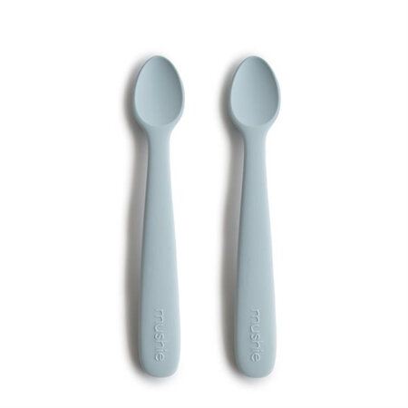 MUSHIE SILICONE SPOONS PACK/2 - BLUE