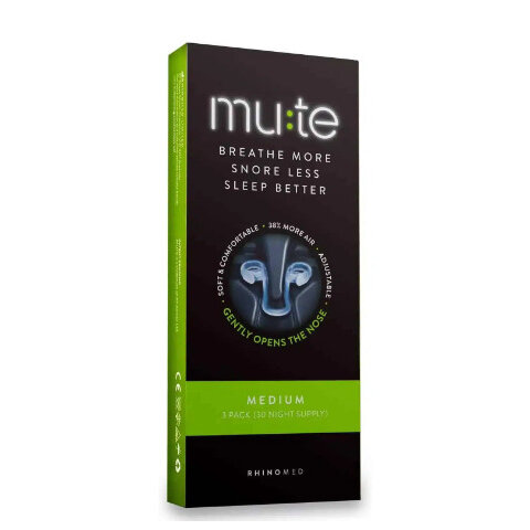Mute Nasal Dilator (Size Medium, 3-Pack)