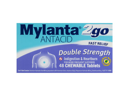 Mylanta 2GO Double Strength