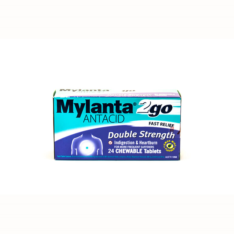 Mylanta 2go Double Strength Chewable Tablets