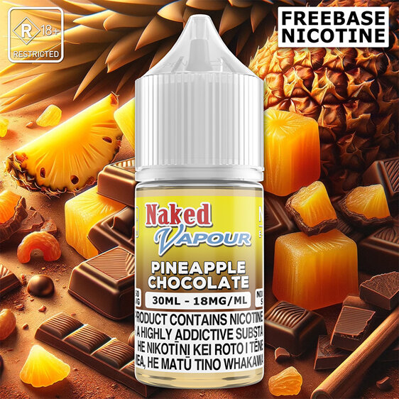 Naked Vapour e-Liquid - Pineapple Chocolate Freebase