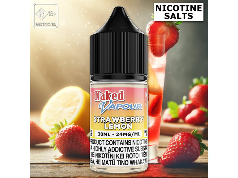 Naked Vapour e-Liquid - Strawberry Lemonade