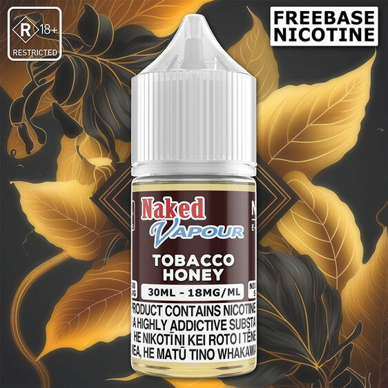 Naked Vapour e-Liquid - Tobacco Honey Freebase