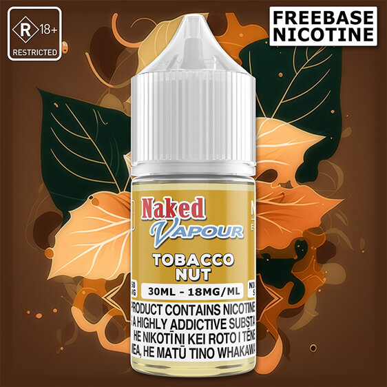 Naked Vapour e-Liquid - Tobacco Nut