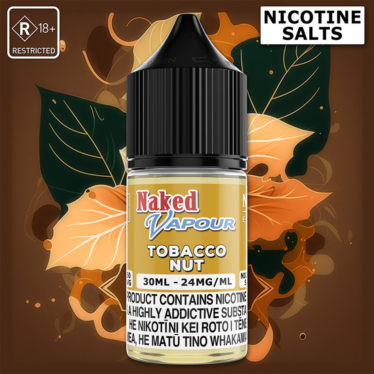 Naked Vapour e-Liquid - Tobacco Nut